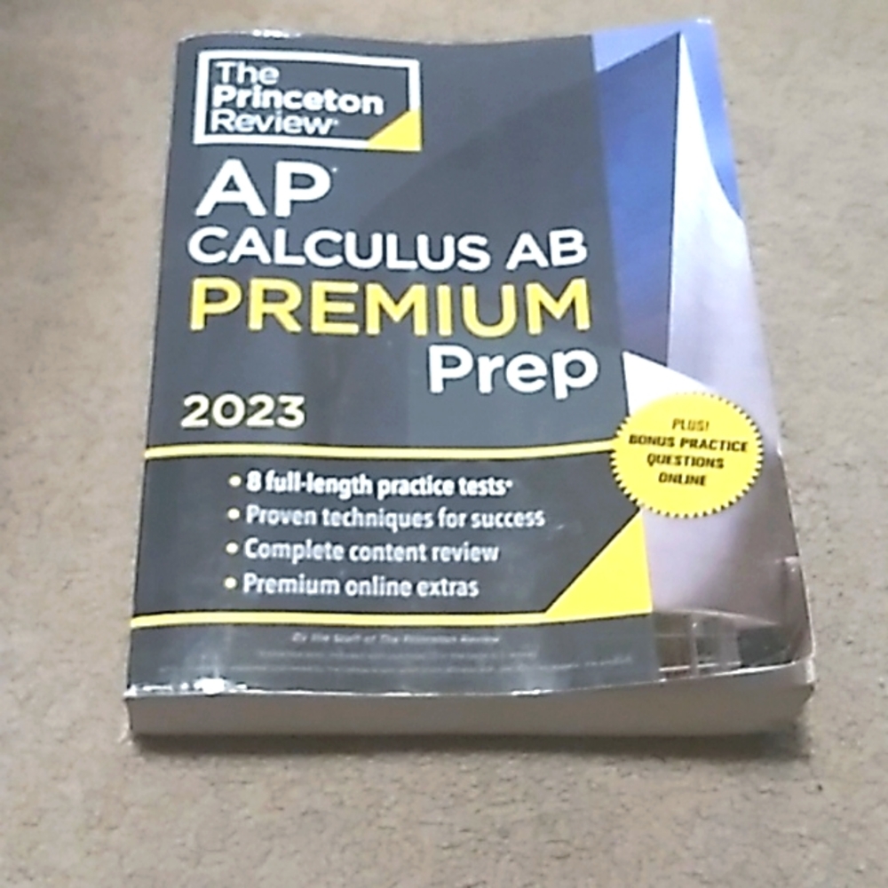 Bundle: Princeton Review AP Calculus AB Premium Prep 2023 & 2022